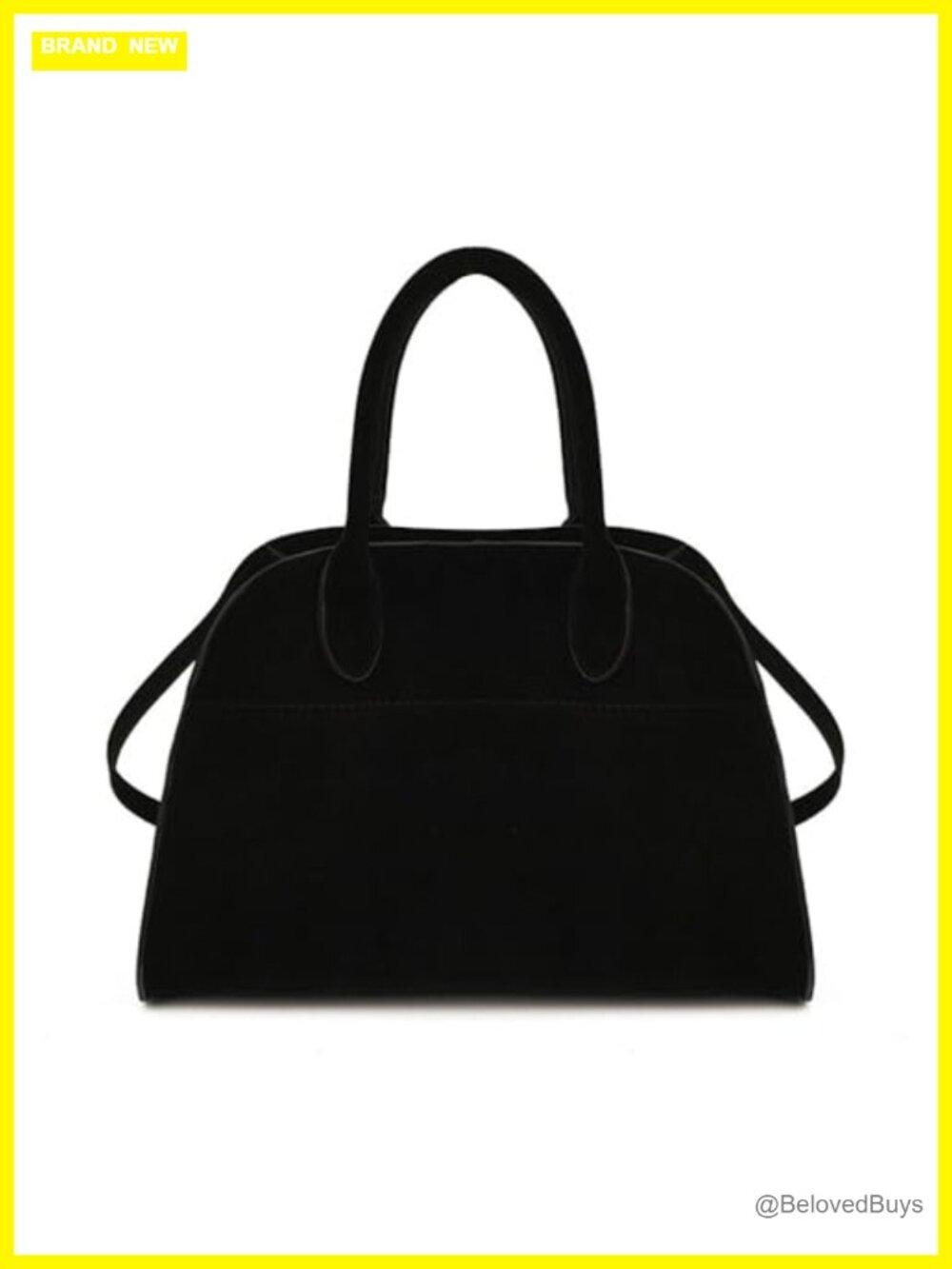 Suede Faux Leather Tote Satchel Bag Retro Top Handle Shoulder Handbag